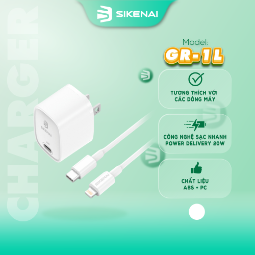 bộ củ cáp sạc sikenai