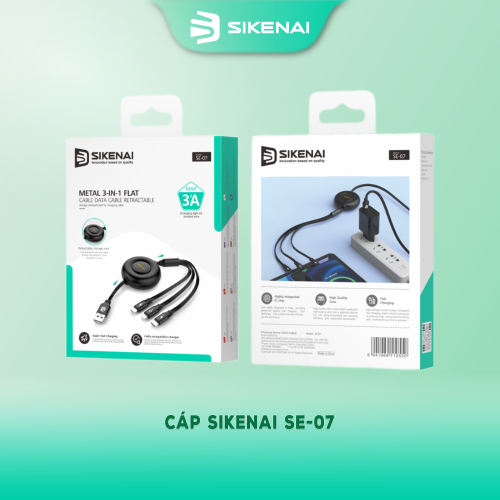 dây sạc nhanh sikenai