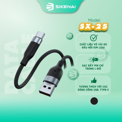 dây sạc nhanh sikenai