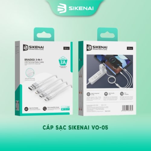 dây sạc nhanh sikenai