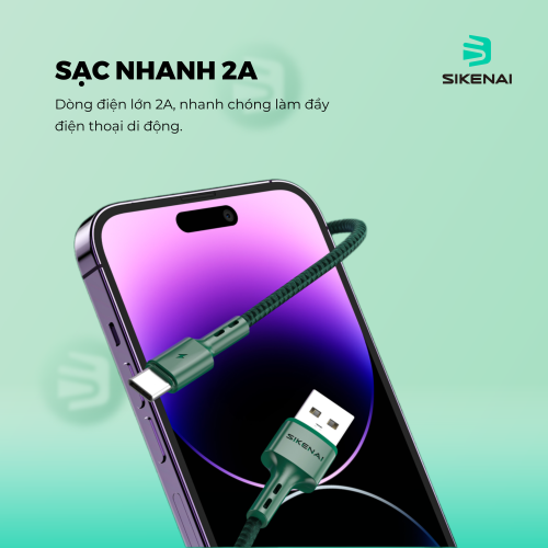 dây sạc sikenai